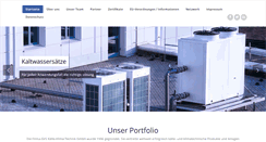 Desktop Screenshot of kaelte-klima-technik.de