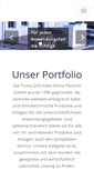 Mobile Screenshot of kaelte-klima-technik.de